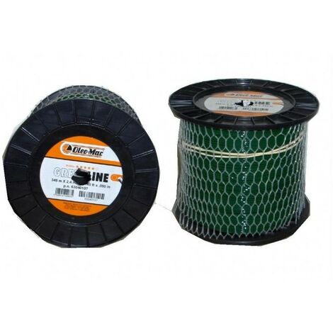 Bobine de Fil Nylon Rond D. 2,4mm x 349m