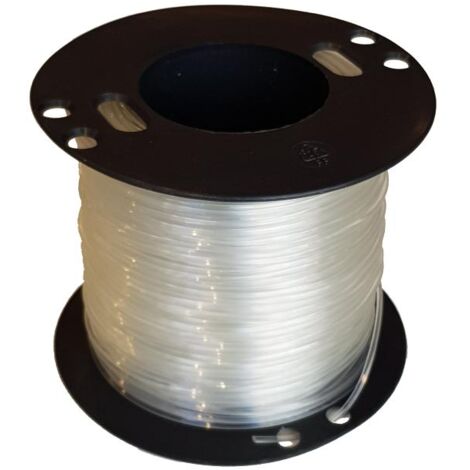 Bobine de fil perlon 100 m diamètre 2 mm – PVC transparent résistant – Pour suspensions personnalisées – Applications variées – Arti Teq