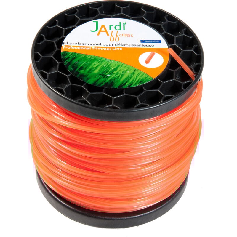 Bobine de fil professionnel Etoile pour débroussailleuse 2,4mm x 238 mètres