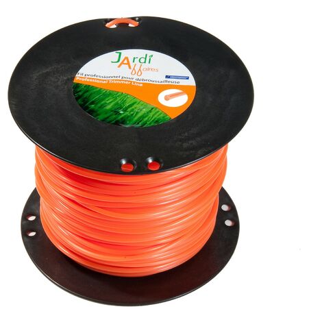 Bobine de fil professionnel Rond pour débroussailleuse 2,4mm x 400 mètres