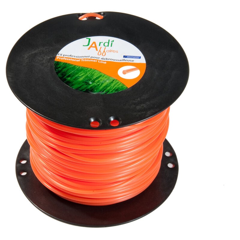 Bobine de fil professionnel Rond pour débroussailleuse 4,4mm x 110 mètres