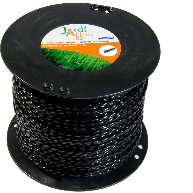 Jardiaffaires - Bobine de fil professionnel Torsade pour débroussailleuse 4,4mm x 154 mètres