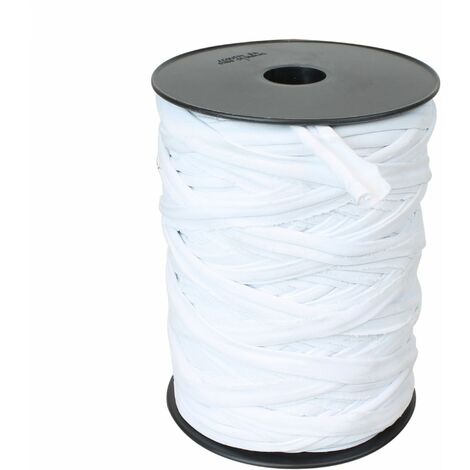 Bobine de lien en lycra - 90 m - Blanc - Linxor
