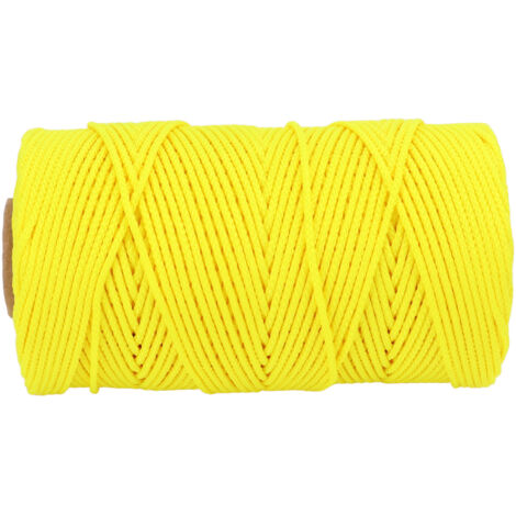 Bobine de plongée robuste, fil de remplacement fluorescent jaune 83m, pour spool sous-marin résistant à l'usure