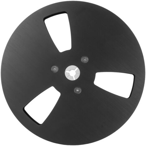 Bobine de Prise de Son Vide 1/4 Pouce 7 Pouces - 3 Trous de Ventilation - Bobine Ouverte pour Enregistrement Nab Noir