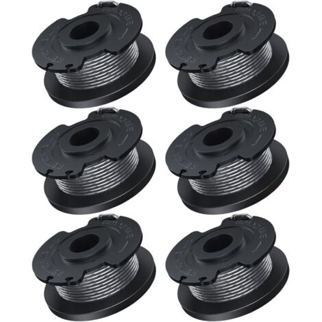 Bobine de rechange Ø1,6 mm - 5 m de longueur Compatible avec Bosch Convient pour le coupe-bordures sans fil EasyGrassCut, Contient 6 bobines de fil F016800569