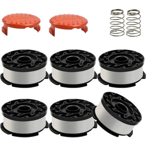 Bobine de rechange AF100 pour Black and Decker AF-100-3ZP AF-100-BKP,,(AF-1003ZP) Recharges de bobine de rechange pour ligne de coupe (6 + 2)