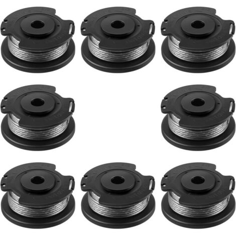 Bobine de Rechange pour Coupe Bordures 8 Pièces Compatible Modèles 18 23 26 18-230 18-260