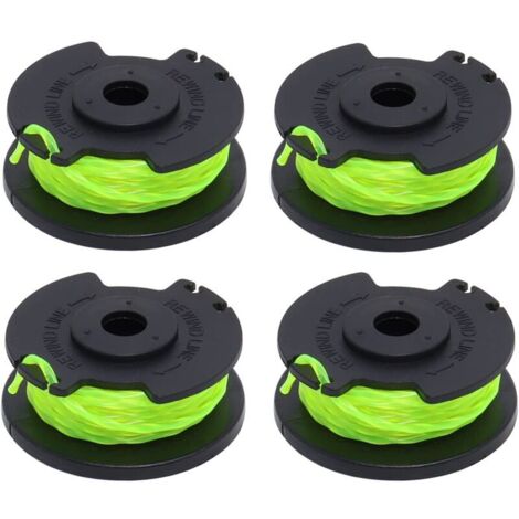 Bobine de remplacement pour brosse Ryobi RAC142 36V, accessoire pour tondeuse, bobine de remplacement pour tondeuse, pour brosses radio RLT36B33 et RY36LT33A-0 (4 bobines)
