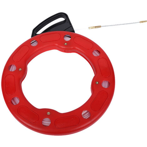 Bobine de ruban à poisson en acier avec boîtier à fort impact - Pour extracteur de fil électrique ou de communication