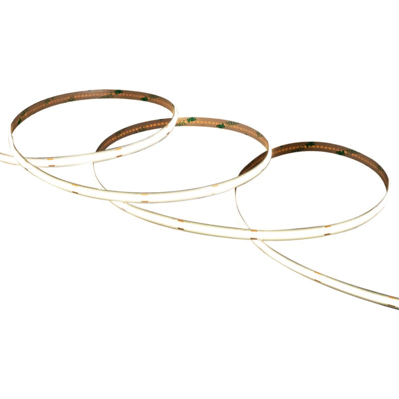 Bobine Ruban led cob 24V dc 312 LED/m 20m IP20 Largeur 10mm Coupe tous les 10cm 4000K Blanc neutre