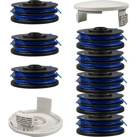 Bobine Debroussailleuse - 8 Unites - Nylon - Compatible Ryobi RAC123 - Pour Jardinage - 8,3m x 1,5mm