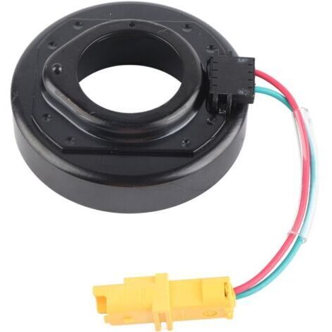 Bobine d'embrayage de compresseur de climatisation 2 broches Remplacement de bobine d'embrayage électromagnétique magnétique de climatisation pour Peugeot 307 308 408 508 CC SW 3008 5008