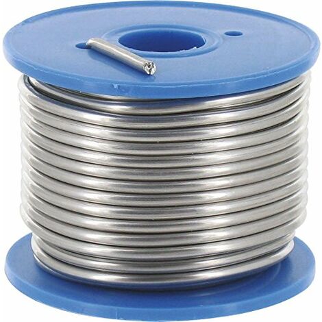 Bobine d'étain 250g 40% Sn40Pb60 – Métal d'apport pour brasage capillaire cuivre – Soudage composants électroniques - D1240PB20CR22250