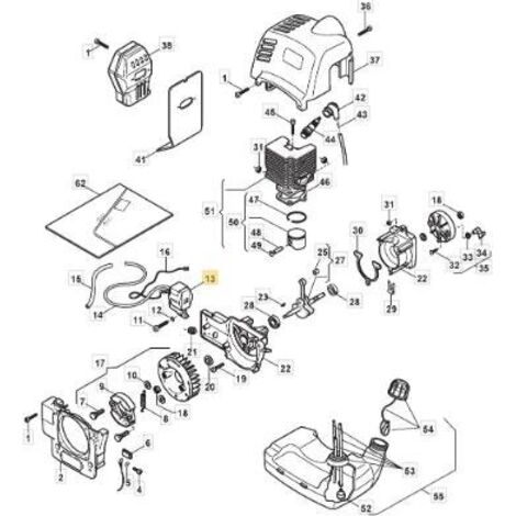 BOBINE ÉLECTRIQUE DC 21-31 ORIGINAL STIGA - 3210665