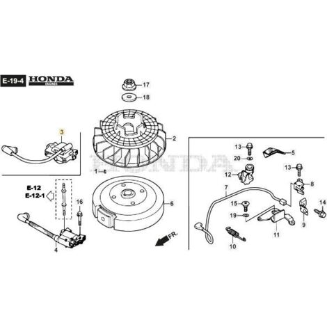 BOBINE ÉLECTRONIQUE ORIGINALE STIGA - 118551695/0
