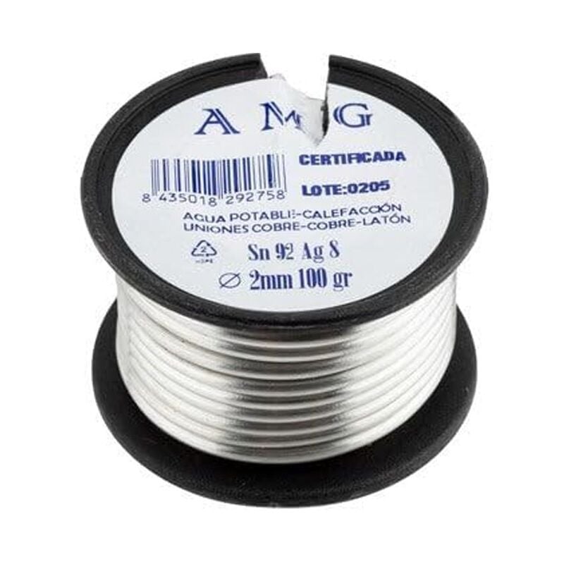 Suinga - Bobine étain-argent 8% 100 gr sans plomb