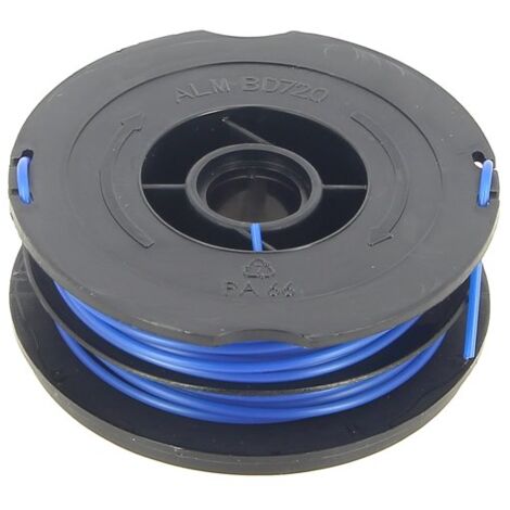 Bobine + fil 1,5mm a6495-xj - coupe bordures black & decker