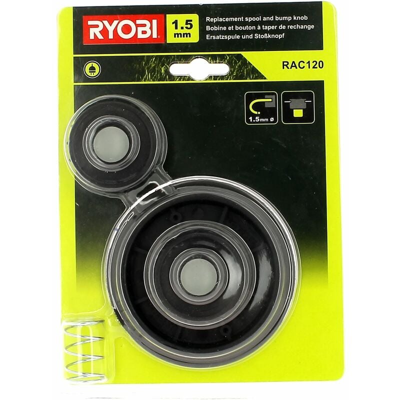 Bobine + fil 1,5mm, 5132002592 pour coupe bordures Ryobi
