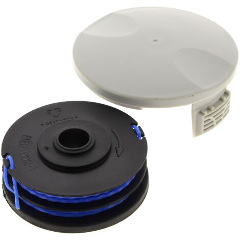 Bobine +fil 1,6mm + couvercle 5132002670 pour Debroussailleuse Ryobi