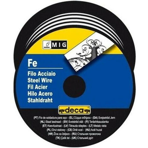 Bobine fil acier pour soudure MIG/MAG DECA - Ø fil 0,6 mm - 0,7 kg