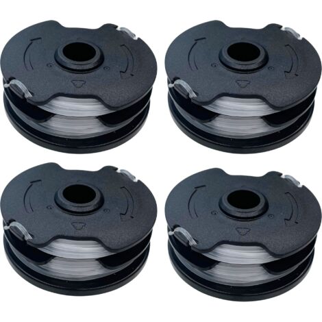 Bobine fil coupe bordure fil de rechange TLP-01 compatible pour Parkside Lidl débroussailleuse PRTA 20-Li A1 B2 C3 PRT 550 A1 A3 Ø 1,65mm longueur 2x4m [Lot 4] Phonillico®
