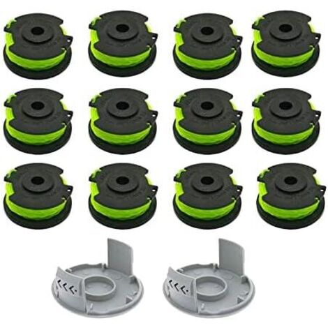 Bobine Fil Débroussailleuse - 12 Pièces - Nylon 2mm - Pour Ryobi 36V RAC142