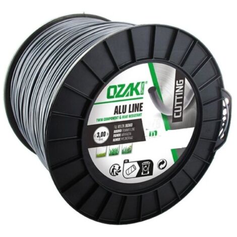Bobine Fil débroussailleuse Aluminium tres résistant Ozaki 3 mm x 56m