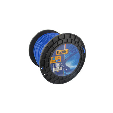 Fil nylon carré 3mm – Longueur 120m – Pour débroussailleuse – Coupe nette sans éclat