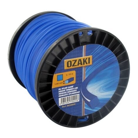 Bobine fil nylon carré OZAKI - Longueur: 45m, Ø: 3,30mm