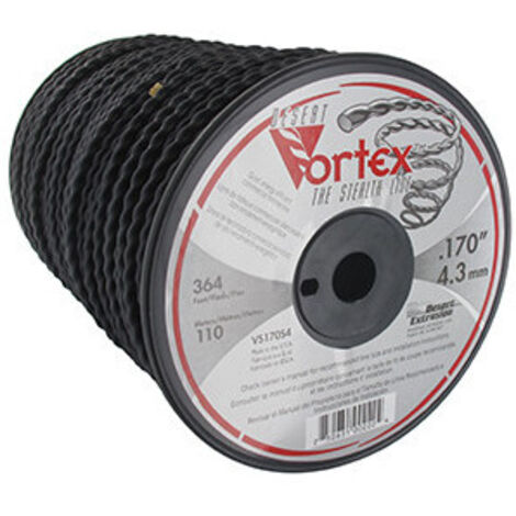 Bobine fil nylon copolymère 4,30mm – Longueur 110m – Fil aérodynamique pour réduction du bruit et des vibrations