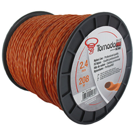 Bobine Fil Nylon Copolymère Ozaki Tornado Alu - Longueur: 208m, ø: 2,40mm.