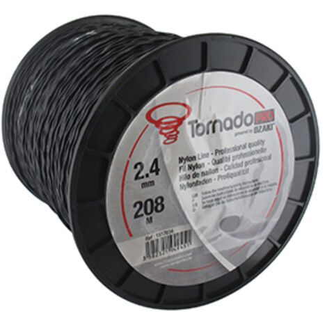 Bobine Fil Nylon Copolymère Ozaki Tornado - Longueur: 208m, ø: 2,40mm.