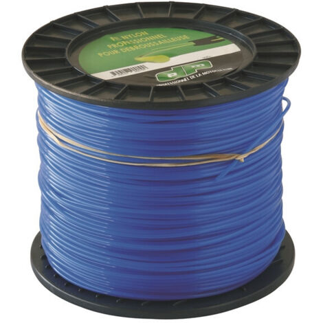 Bobine fil nylon débroussailleuse carré (2.0 kg) ø : 4.5 mm - 87m