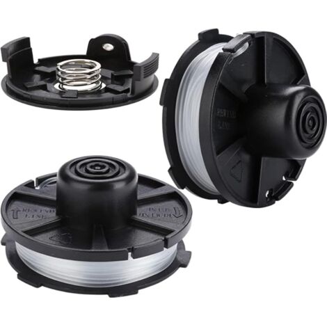 Bobine Fil pour Makita Akku Coupe Bordure DUR181 DUR141 DUR180Z DUR181Z 196146-9 195858-1 (2 Pieces)