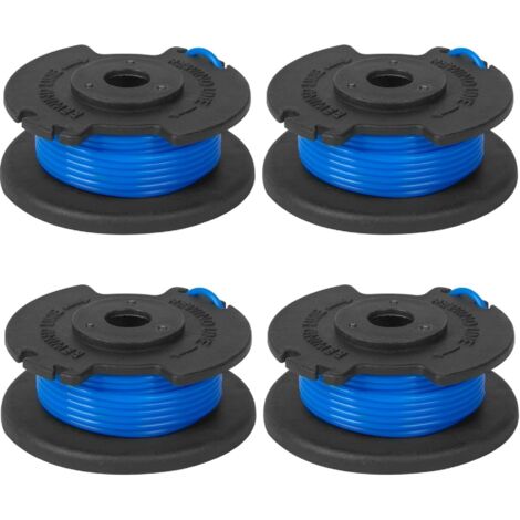 Bobine Fil pour Ryobi One+ RAC124 AC14RL3A OLT1823 1832 RLT1825 1830 18V 24V 40V Pièces de Rechange Coupe Bordure (4 pièces)