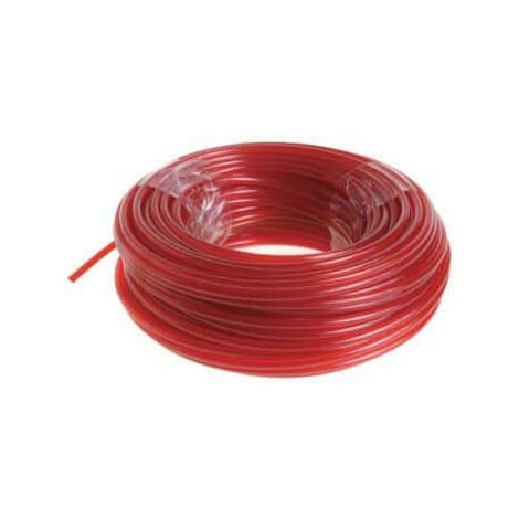 Bobine fil rond RYOBI 15m diamètre 2.4mm rouge universel RAC104