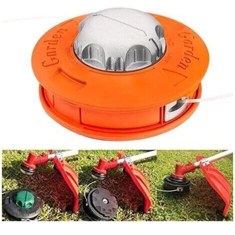 Bobine Fil Tete debroussailleuse Universelle M10 X 1,25 avec 2,4mm x 2m Fil Nylon