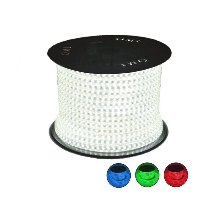 Bobine led 5050 rgb 8w/m 230V IP65 (au mètre) Miidex Lighting®