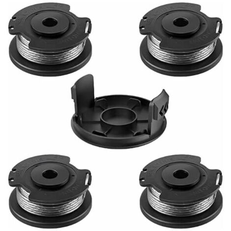 Bobine pour BOSCH, 4+1 bobines de rechange en nylon F016800569/F016800385, bobine pour Bosch EasyGrassCut, compatible avec 23SL/26S (diamètre 1,65 mm, longueur 4,9 m).
