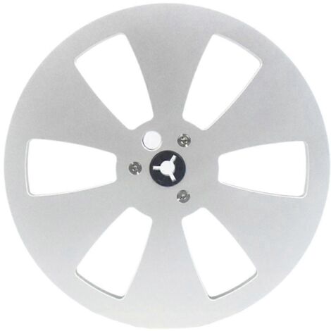 Bobine réceptrice vide 7 pouces 6 trous 1/4" à moyeu de bobine, bobines de ruban vides E
