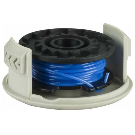 Bobine Simple Fil Ø 1,6mm, Longueur 4,5m avec Couvercle pour Coupe-Bordure Électrique sur Batterie - Fil Résistant et Durable - Compatible Plusieurs Modèles - RAC124,