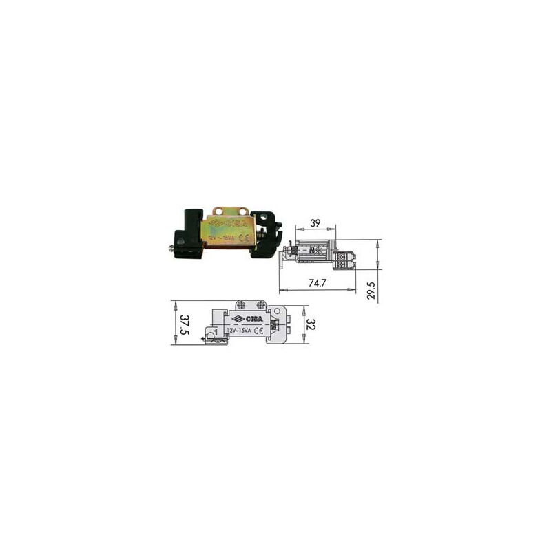 Image of Cisa - Bobine Tensione 12V Per Serratura Elettrica 07025 00