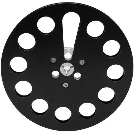 Bobine Universelle 1/4 de Pouce 7 Pouces 11 Trous Résistance au Vent pour Enregistrement Vide Gris