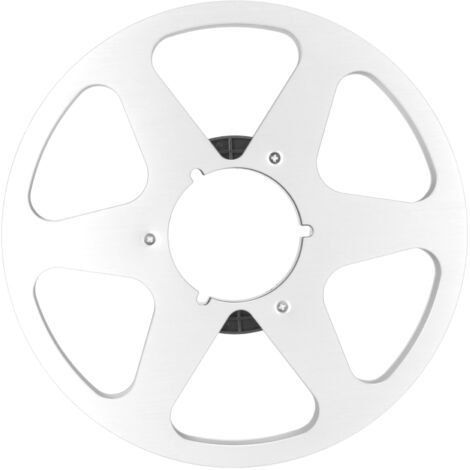 Bobine vide 1/4 10,5 pouces en alliage d'aluminium 6 trous pour machine REVOX Studer, pièce universelle de remontage argentée