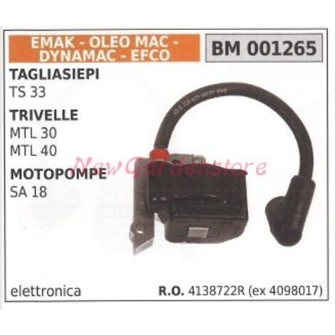 Bobines d'allumage EMAK pour taille-haies ts33 pompes à moteur mtl 30 40 sa 18 001265