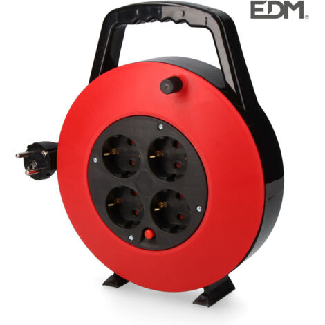 Bobines de câble domestique 10mts 3x1-4 prises t/tl edm