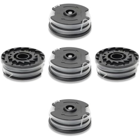 Bobines de fil rechange pour coupe-bordure,5 Bobine coupe,Compatible avec Parkside 20-Li PRT 50 300 550 Tondeuse à gazon,Bobine coupe -