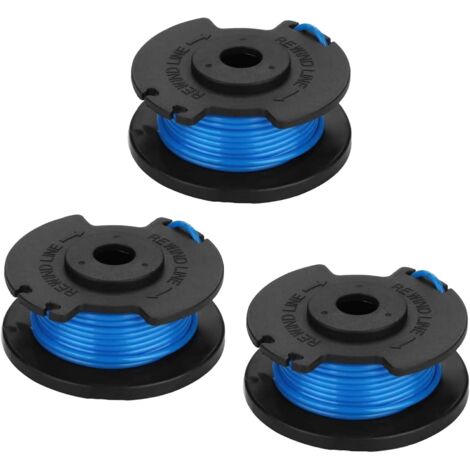 Bobines de rechange pour coupe-bordures Ryobi One+ AC14RL3A - Lot de 3