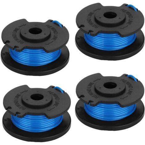 Bobines de rechange pour coupe-bordures Ryobi One+ AC14RL3A - Lot de 4